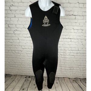 Deep Heet Connelly Black 5mm Sleeveless Dive Wetsuit USA Made Men’s Size Large L